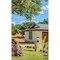Z-Lite Broughton Outdoor Pier Mounted Fixture, 2-Light, 10.25 In.W x 21 In.H, Black/Clear Beveled 521PHMS-SQPM-BK - alternate 2